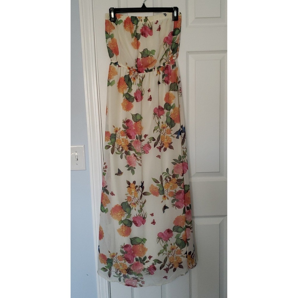 Forever 21 Womams Strapless Maxi Dress Size‎ Medium